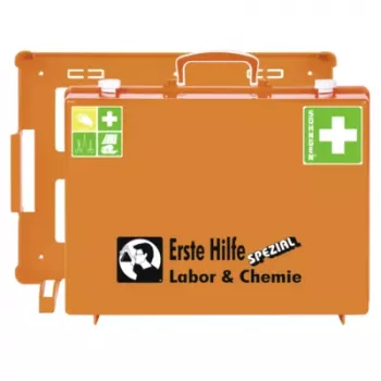 SÖHNGEN MT-CD cassetta di primo soccorso industriale, custodia in plastica arancione con chiusura a scatto, 400 x 150 mm 0360106