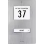 M-E MODERN-ELECTRONICS KT 1-EG placca campanello, acciaio inox, 1 tasto, IP44, LED bianco