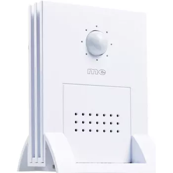 m-e modern-electronics DGF-300 gong con rilevatore di movimento bianco con sensore PIR 41058