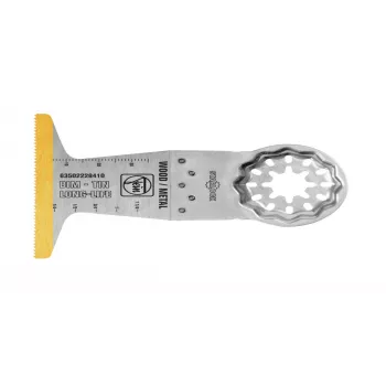 Fein 63502228450 lama per sega E-Cut in metallo duro con rivestimento TiN, confezione da 50