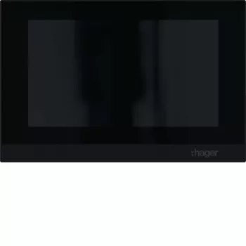 Hager RTQ601X posto interno video IP funzione vivavoce 2 fili 7 pollici touchscreen bianco