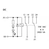 METZ CONNECT 11051025 modulo relè di potenza 24 V DC, 1 CO, 16 A, guida DIN, nero/arancione