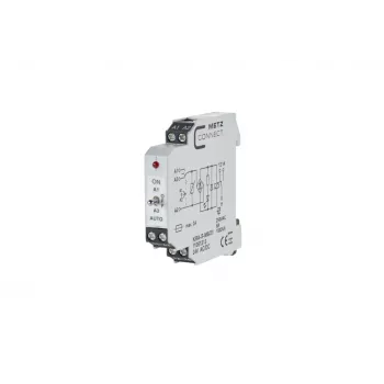 METZ CONNECT KRA-S-M6/21 modulo relè di accoppiamento 24V AC/DC 1 scambio 8A bianco 11061213