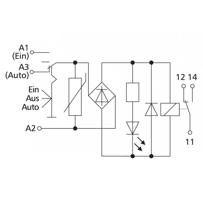 METZ CONNECT KRA-S-M6/21 modulo relè di accoppiamento 24V AC/DC 1 scambio 8A bianco 11061213