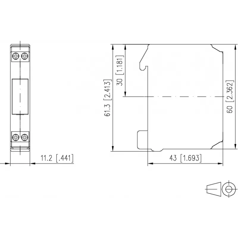 METZ CONNECT KRA-M4/1 modulo relè, bobina 230 V AC, 1 contatto CO, bianco 11061305