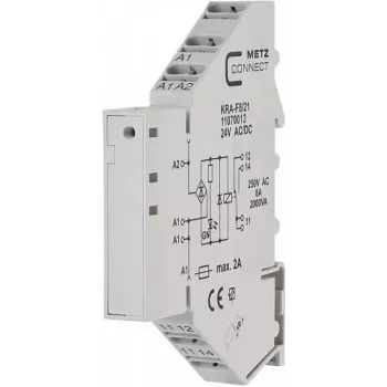 METZ CONNECT 11070013 modulo relè 24 V DC 1 CO bianco