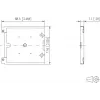 METZ BTR 130861-MSK-E Kit di espansione per cassette di giunzione in fibra ottica per contenitore modulare AP