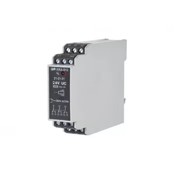 METZ CONNECT KRA-S12/21-21-21 Relè di accoppiamento, bobina 24 V AC, 3 contatti in scambio, bianco 11060913
