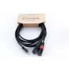 Cordial EY 3 WMM Cavo adattatore Y XLR 3,5mm jack TRS maschio su 2x XLR maschio 3m 14872