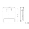METZ BTR Copertura antipolvere per moduli Cat.6A RJ45, rosso (820032-0108-I)