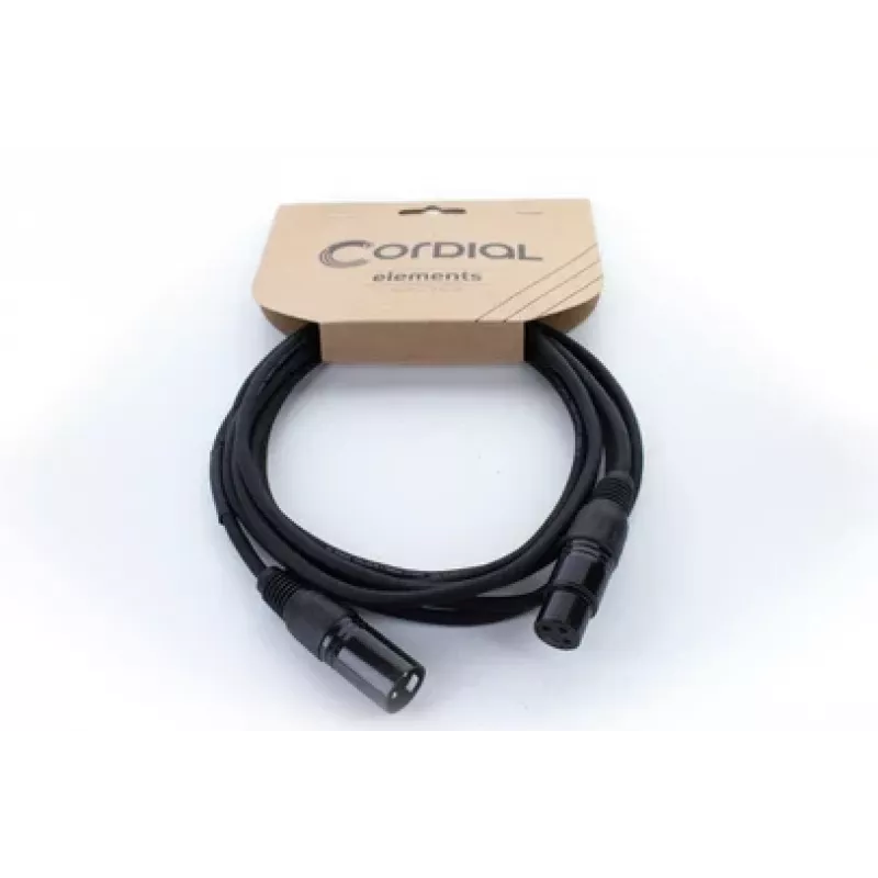 Cordial ED 5 FM Cavo di collegamento XLR 5m nero 14902
