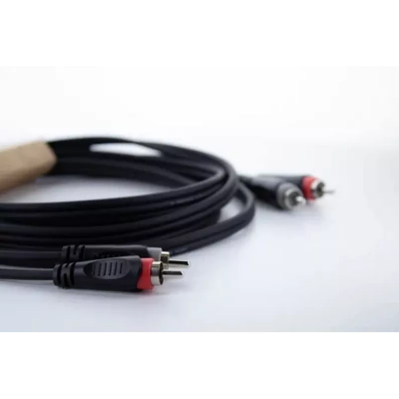 Cordial 14836 Cavo audio RCA 2x RCA maschio su 2x RCA maschio 1,5m nero