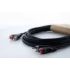 Cordial 14836 Cavo audio RCA 2x RCA maschio su 2x RCA maschio 1,5m nero