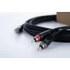 Cordial 14854 Cavo adattatore Y audio jack 3,5mm su 2x RCA 1m nero