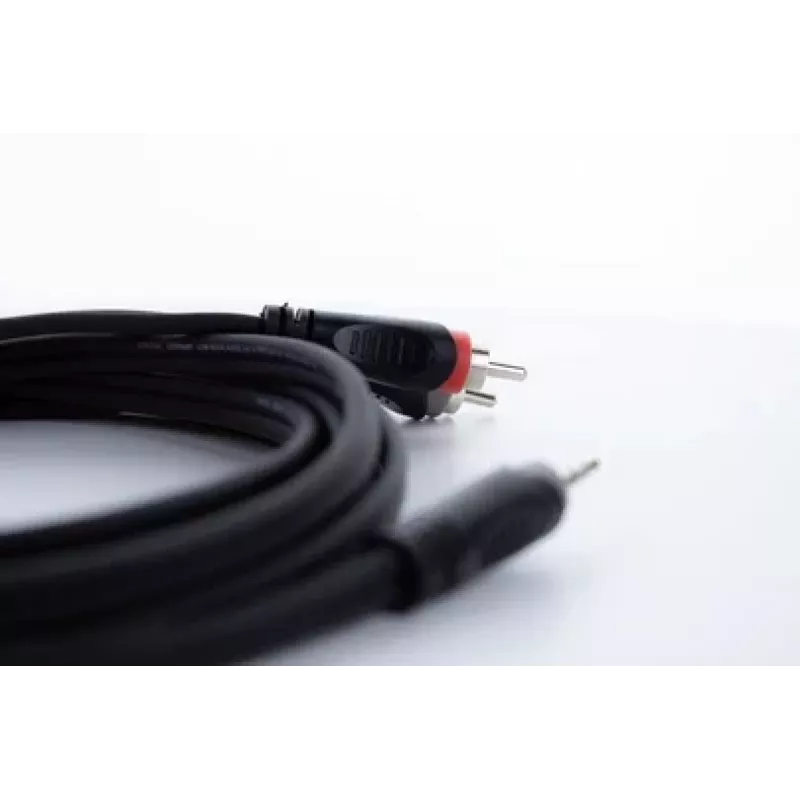 Cordial 14854 Cavo adattatore Y audio jack 3,5mm su 2x RCA 1m nero