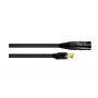 Cavo patch Cordial 15545 CAT 5e S/UTP RJ45, 0,5 m, nero, guaina PUR