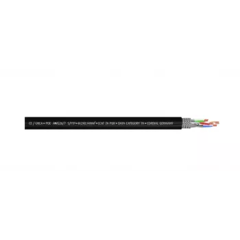Cavo patch Cordial 15579 CAT 7a S/FTP, RJ45, 3 m, nero, guaina PUR