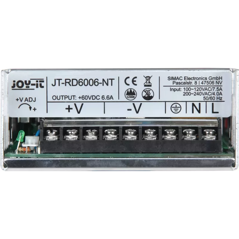 JOY-IT RD6006 NT - alimentatore switching chiuso 400W 60V 6,6A jt-rd6006-nt