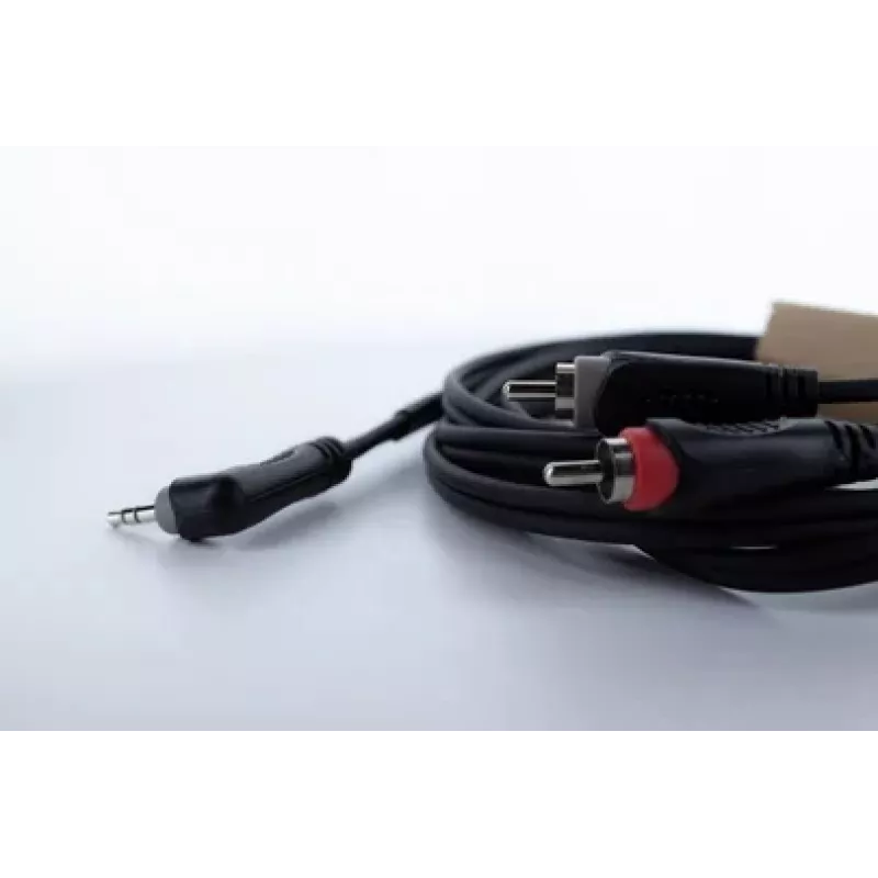 Cordial 14861 jack 3,5 mm su 2x RCA cavo adattatore audio Y 5m nero