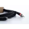 Cavo adattatore audio a Y Cordial 14855 da jack stereo 3,5 mm a 2x RCA, 1,5 m, nero