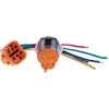 JOY-IT BUTTON22A-L-RD interruttore a pulsante a ritenuta, 250 V AC, 3 A, SPST-NO, rosso, IP67, IK10