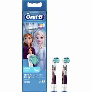 Braun EB 10-2K Frozen testine di ricambio elettriche per spazzolino per bambini (confezione da 2)