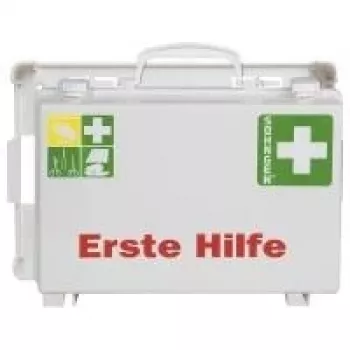 SÖHNGEN valigetta di primo soccorso QUICK CD (3001126) – DIN 13157, arancione ABS, montaggio a parete