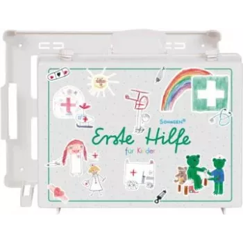 Söhngen cassetta di pronto soccorso SCHOOL XS-XXL MT, tutte le fasce d'età, case in ABS arancione, DGUV 204-022 0350117