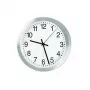 PEWETA orologio da parete radiocontrollato in alluminio, 40 cm di diametro, argento (51.017.415)