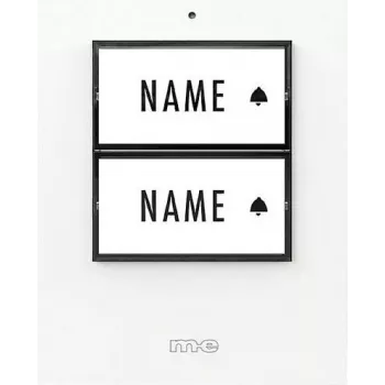 M-E MODERN-ELECTRONICS 41357 trasmettitore campanello wireless illuminato con targhetta nome