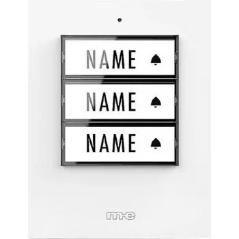 M-E MODERN-ELECTRONICS 41358 trasmettitore campanello senza fili illuminato con targhetta nome