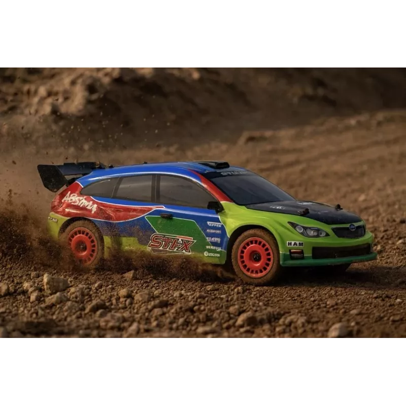Absima 1:10 EP Rally STi-X Brushless 4WD RTR auto RC con batteria e caricabatterie (12234)