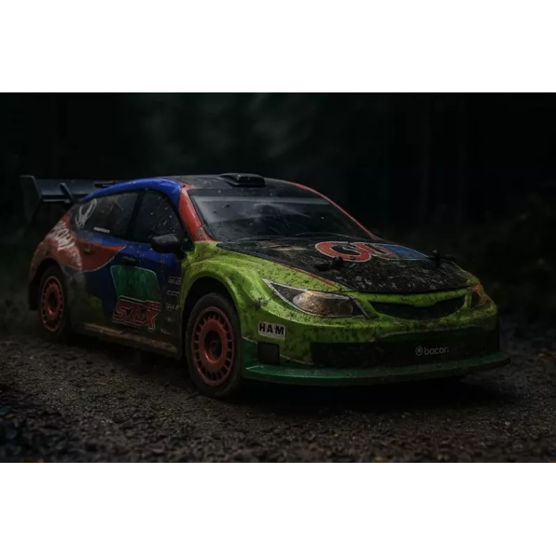 Absima 1:10 EP Rally STi-X Brushless 4WD RTR auto RC con batteria e caricabatterie (12234)