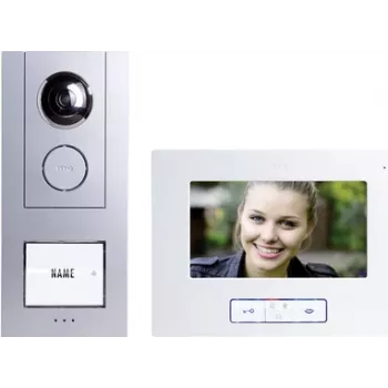 M-E MODERN-ELECTRONICS VISTUS VD ALU-6710 S sistema videocitofono cablato, argento 41174