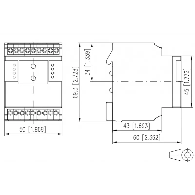 METZ CONNECT NG4 C18 HS 24V alimentatore per guida DIN 18W 24V DC 0,75A 110561
