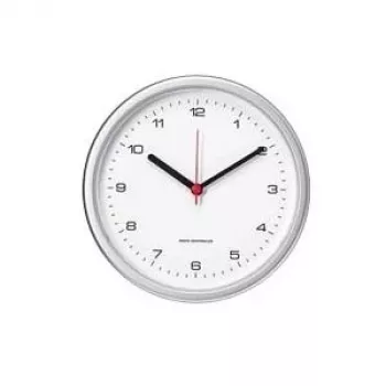PEWETA orologio da parete wireless design argento 305 mm 51.001.213