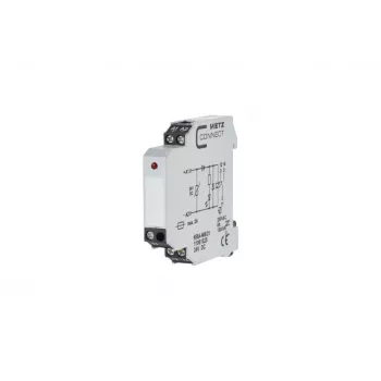 METZ CONNECT KRA-M6/21 modulo relè di interfaccia 24V AC/DC, 1 contatto CO, 6A, bianco 11061525