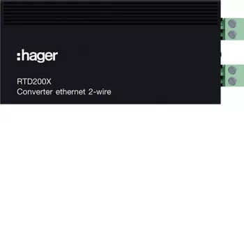 Hager RTD200X convertitore IP a 2 fili per citofoni