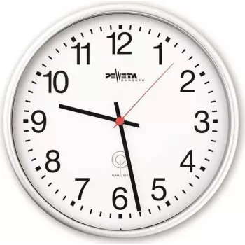 PEWETA orologio da parete wireless plastica bianco 30 cm (51.130.311)