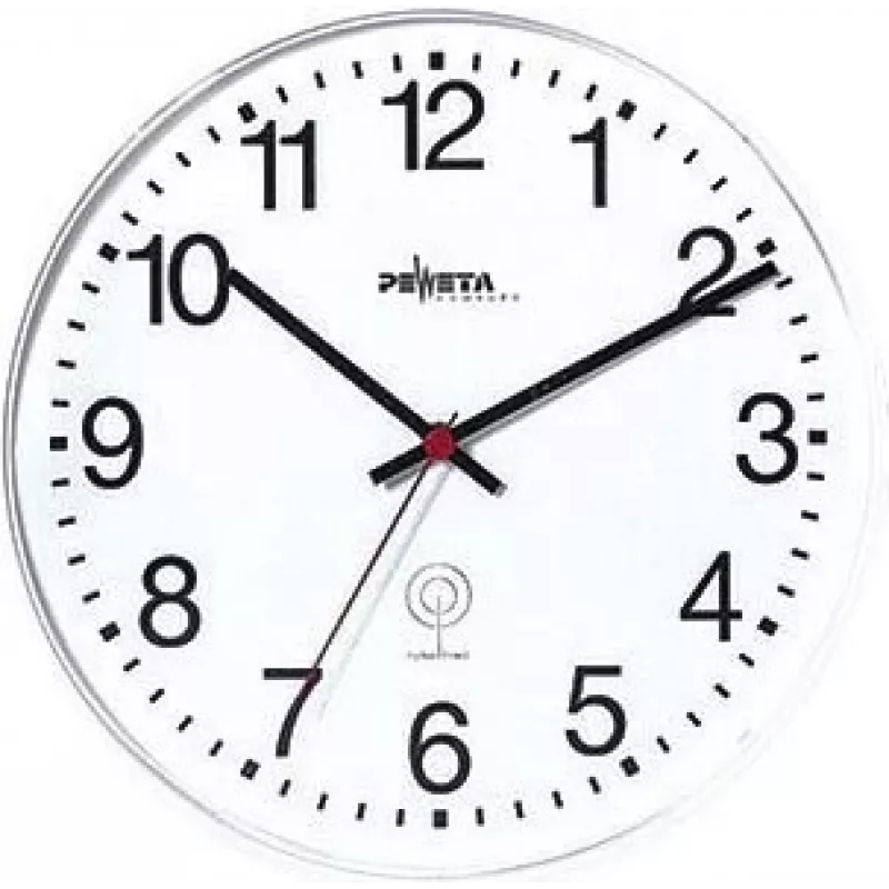 PEWETA orologio da parete wireless plastica bianco 30 cm (51.130.311)
