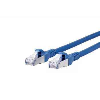 METZ BTR NETCOM cavo patch di rete CAT 6A S/FTP RJ45, 7 m, blu, snagless 1308457044-E