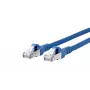 METZ BTR NETCOM cavo patch di rete CAT 6A S/FTP RJ45, 7 m, blu, snagless 1308457044-E
