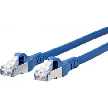METZ BTR NETCOM cavo patch di rete CAT 6A S/FTP RJ45, 7 m, blu, snagless 1308457044-E