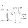 METZ CONNECT RM 21/21 modulo relè di interfaccia 230VAC con LED, 2 contatti in scambio, guida DIN 11050705