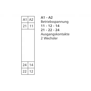 METZ CONNECT 11061913 modulo relè di interfaccia, bobina 24 V AC, 1 in scambio, 6 A, bianco