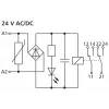 METZ CONNECT 11061913 modulo relè di interfaccia, bobina 24 V AC, 1 in scambio, 6 A, bianco