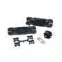 HellermannTyton 435-01652 connettore push-in per fili, 3 poli, nero, 0,5-2,5mm², 450V, 24A, senza attrezzi, EN 60998