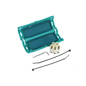 HellermannTyton 435-00655 supporto adesivo per fascette, polipropilene verde, 69 x 40 mm, per fascette fino a 9 mm, 1 pz.