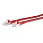 METZ BTR 1308457066-E Cavo patch Cat.6, AWG26, 2x RJ45, 7 m, rosso