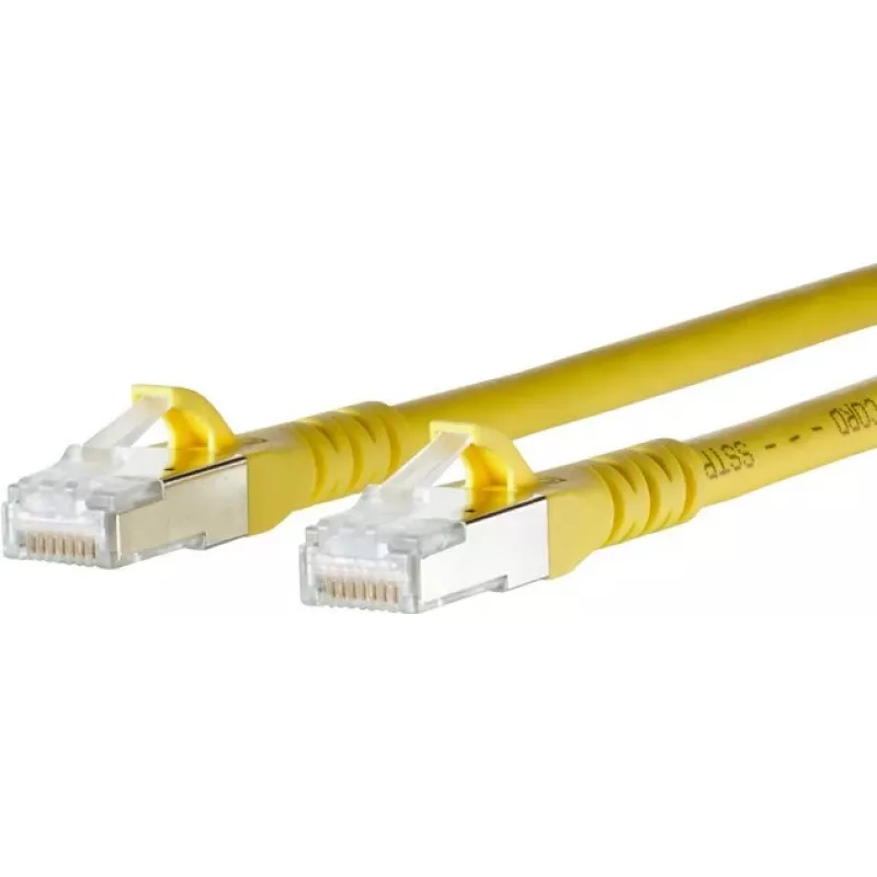METZ CONNECT cavo patch Cat.6A S/FTP, RJ45 su RJ45, 0,75m, grigio, 10GBase-T 130845B077-E